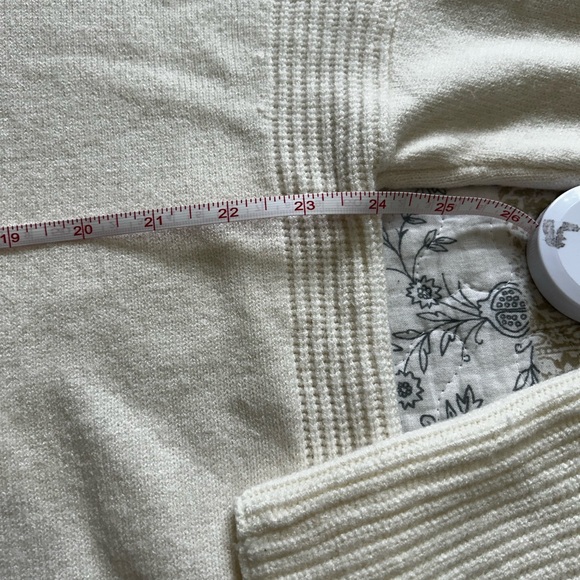 Charlie B-ivory two piece knit sweater - Picture 8 of 9